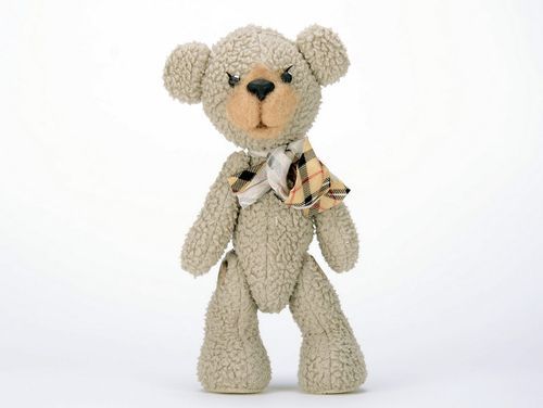 Fabric toy bear - MADEheart.com
