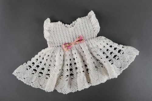 Платье вязание крючком детское ажурное  - MADEheart.com