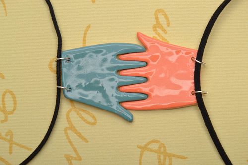 Set of ceramic pendants Hands - MADEheart.com