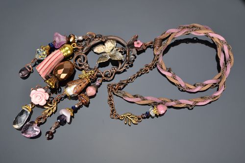 Pendant on a long cord - MADEheart.com