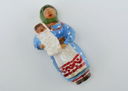 Aimant en gypse au frigo - MADEheart.com