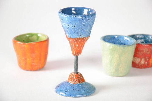Ceramic wine glass - MADEheart.com