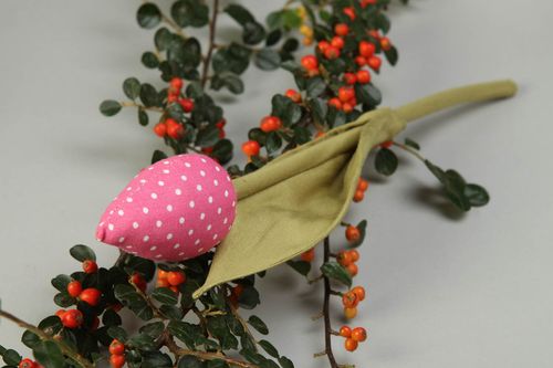 Handmade soft toy textile flowers artificial flowers decorative use only - MADEheart.com