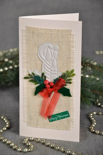 Handmade Weihnachtskarte - MADEheart.com