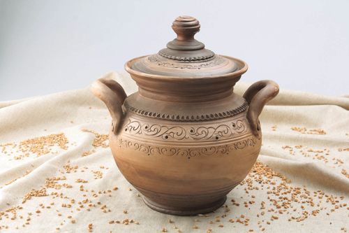 Marmite en terre cuite fait main - MADEheart.com