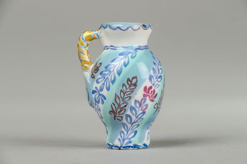 Little 2,6 inches ceramic hand-painted vase for home décor 0,09 lb - MADEheart.com