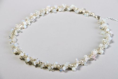 Necklace with moonstone - MADEheart.com