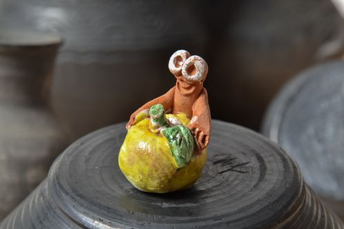 Interesting clay figurine - MADEheart.com