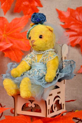 Orsetto di peluche fatto a mano pupazzo di peluche giocattolo di peluche - MADEheart.com