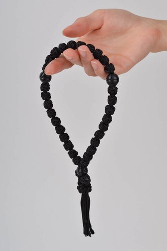 Rosary bracelet unusual jewelry rosary for prayer fashion accessories for men - MADEheart.com