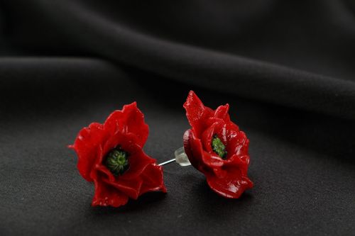 Boucles doreilles puces faites main - MADEheart.com