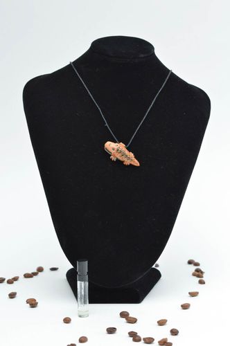 Pendant for essential oils handmade clay aroma pendant accessory for women - MADEheart.com
