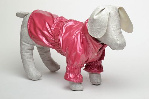 Pink dog overalls - MADEheart.com