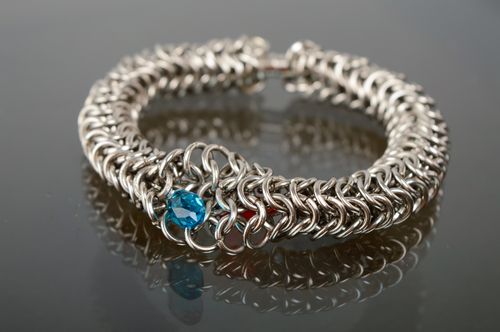 Chainmail metal bracelet - MADEheart.com