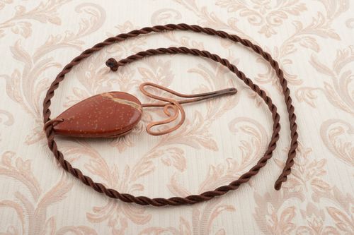Handmade designer beaded pendant stylish elegant penant female jewelry - MADEheart.com
