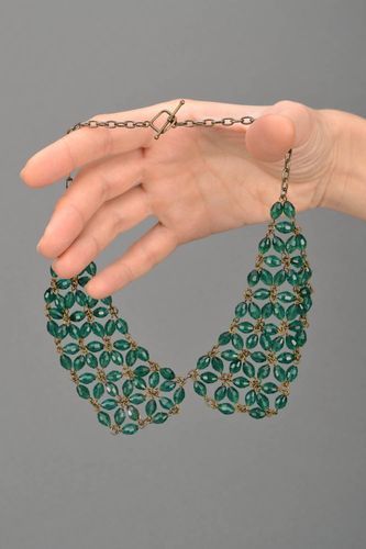 Collar with beads  - MADEheart.com