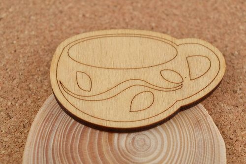 Handmade cute wooden figurine unusual blank for decor blank for painting - MADEheart.com