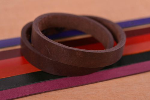 Handmade brown wrist bracelet stylish designer bracelet cute unusual jewelry - MADEheart.com