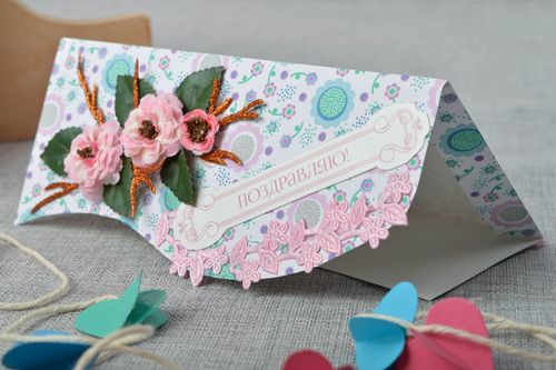 Karte Hochzeit handmade Glückwunschkarte zum Geburtstag originelle Geschenke - MADEheart.com