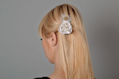 White hair clip Christmas Tree - MADEheart.com