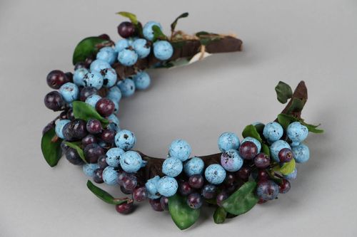 Headband with berries - MADEheart.com