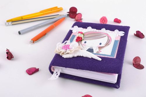 Scrapbooking notebook with soft cover - MADEheart.com