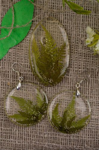 Juego de bisutería artesanal accesorios para mujer modernos regalo original - MADEheart.com