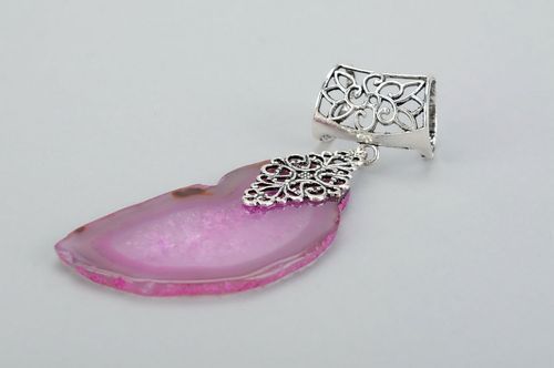 Scarf clasp with agate - MADEheart.com
