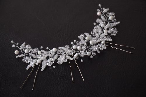 Horquillas artesanales elegantes hermosas accesorios de moda regalos para mujer - MADEheart.com