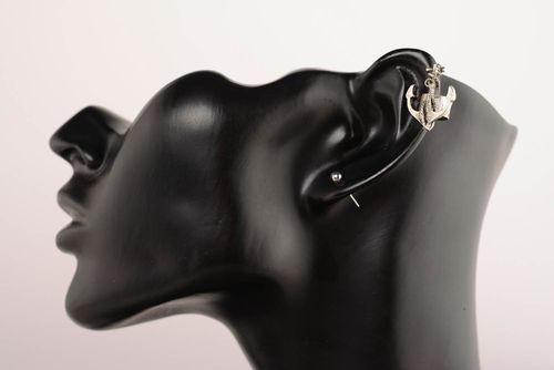 Handmade earring Anchor - MADEheart.com