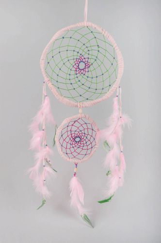 Unusual handmade decorative dreamcatcher Indian amulet interior decorating - MADEheart.com