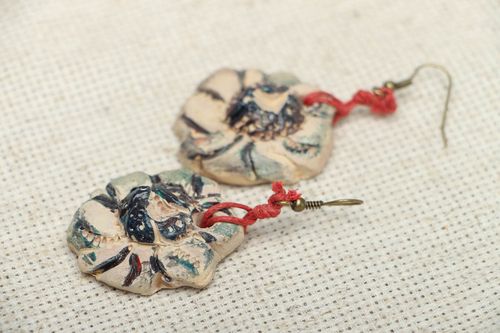 Brincos de argila incomuns - MADEheart.com