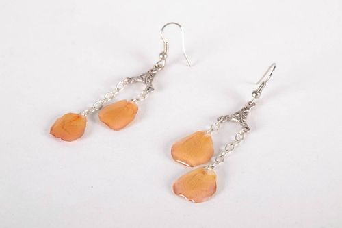 Pendant-earrings with natural flowers - MADEheart.com