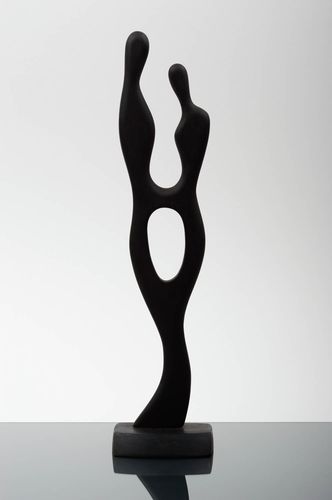 Handmade Figur Deko schöne Dekoideen Dekoration aus Naturmaterialien schwarz - MADEheart.com