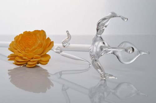 Handmade glass figurine glass decor glass art for decorative use only cool gifts - MADEheart.com