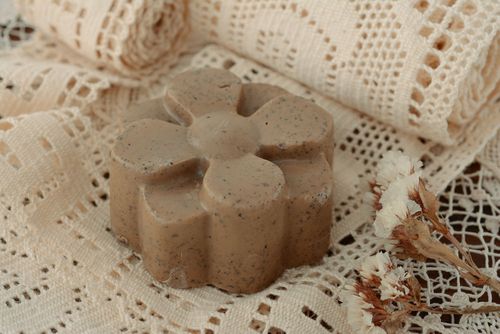 Natural soap Coffee Flower - MADEheart.com