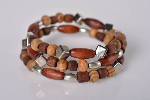 Handmade bracelet wooden jewelry bead bracelet women accessories gifts for girl - MADEheart.com