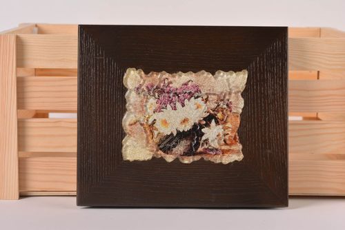 Wandbild aus Holz handgemacht Wohnzimmer Deko modern Wandbild für Wohnzimmer  - MADEheart.com