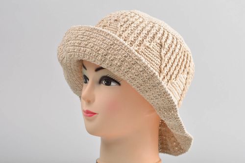 Women hats handmade summer hats for beach openwork hats stylish beach hats - MADEheart.com
