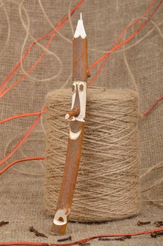 Handmade wooden pen for children eco friendly accessories present for friend - MADEheart.com