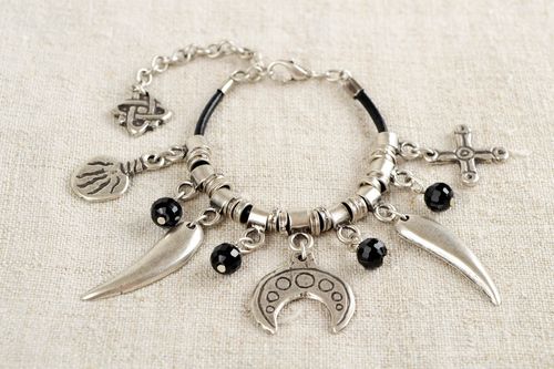 Unusual handmade wrist bracelet stylish metal bracelet fashion trends for girls - MADEheart.com