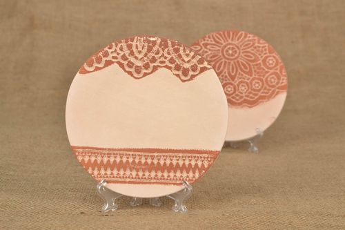 Decorative clay plate - MADEheart.com