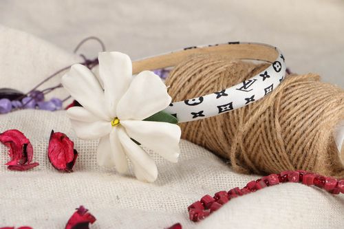 Serre-tête original fait main Tiare  - MADEheart.com