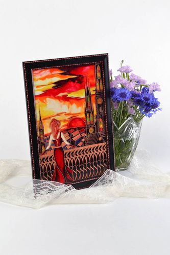 Quadro in vetro fatto a mano quadro originale incorniciato idea regalo - MADEheart.com