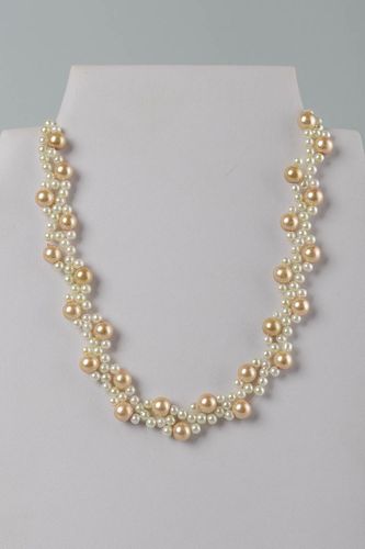 Handmade necklace wedding necklace evening necklace fashion accessories - MADEheart.com