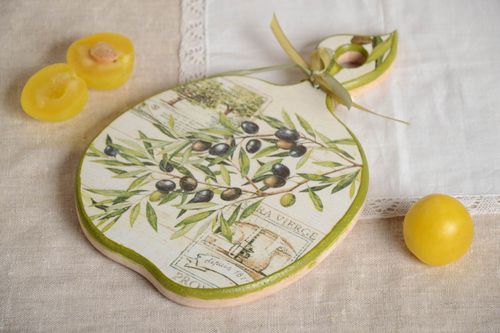 Schneidebrett Holz handmade Küchen Geschirr Küche Dekor Geschenk für Frau - MADEheart.com