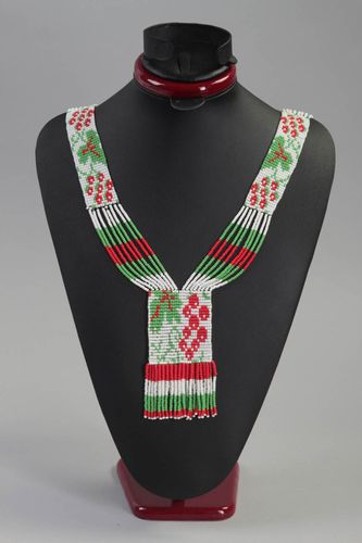 Collar de abalorios bisutería hecha a mano regalo original accesorio - MADEheart.com