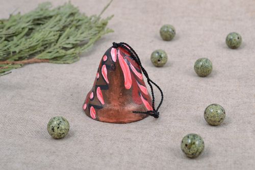 Campanello decorativo fatto a mano in ceramica souvenir da appendere originale - MADEheart.com