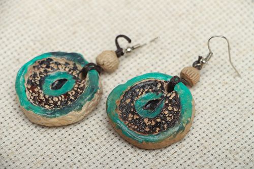 Pendientes de arcilla Ojitos de gato - MADEheart.com