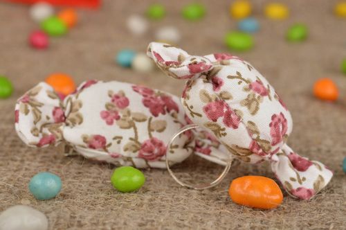 Ensemble de bijoux en tissu faits main barrette à cheveux et bague bonbons - MADEheart.com